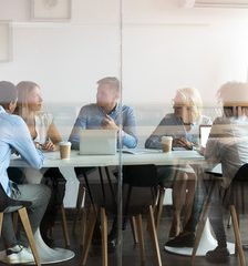 People meeting in office